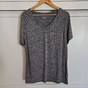 Short Sleeve Heathered Athletic Tee